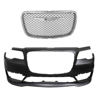 Replace® - 2-Piece (Front Bumper Cover, Grille) (Standard Line)