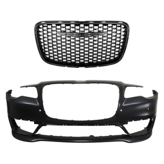 Replace® - 2-Piece (Front Bumper Cover, Grille) (Standard Line)