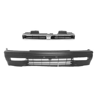 Replace® - 2-Piece (Front Bumper Cover, Grille) (Standard Line)