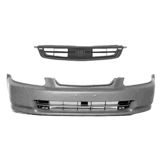Replace® - 2-Piece (Front Bumper Cover, Grille) (Standard Line)