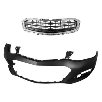 Replace® - 2-Piece (Front Bumper Cover, Grille) (CAPA Certified)