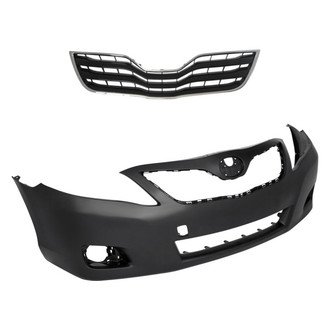 Replace® - 2-Piece (Front Bumper Cover, Grille) (Standard Line)