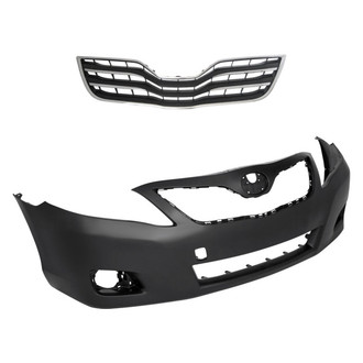Replace® - 2-Piece (Front Bumper Cover, Grille) (Standard Line)