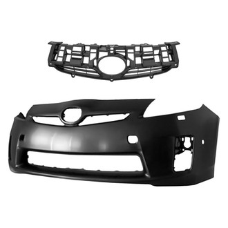 Replace® - 2-Piece (Front Bumper Cover, Grille) (Standard Line)