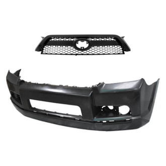 Replace® - 2-Piece (Front Bumper Cover, Grille) (Standard Line)