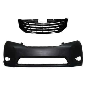 Replace® - 2-Piece (Front Bumper Cover, Grille) (Standard Line)