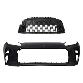 Replace® - 2-Piece (Front Bumper Cover, Grille) (Standard Line)
