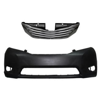 Replace® - 2-Piece (Front Bumper Cover, Grille) (Standard Line)