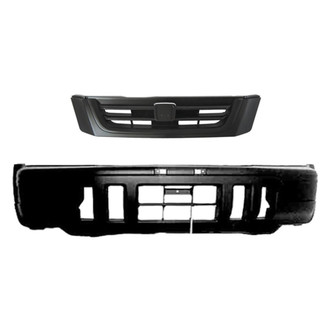 Replace® - 2-Piece (Front Bumper Cover, Grille) (Standard Line)