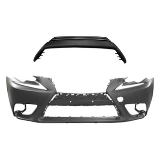 Replace® - 2-Piece (Front Bumper Cover, Grille) (CAPA Certified)
