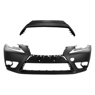 Replace® - 2-Piece (Front Bumper Cover, Grille) (CAPA Certified)