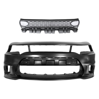 Replace® - 2-Piece (Front Bumper Cover, Grille) (Standard Line)
