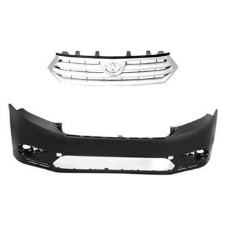 Replace® - 2-Piece (Front Bumper Cover, Grille) (Standard Line)
