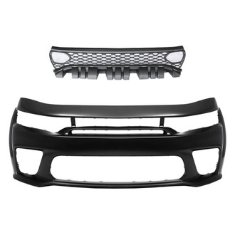 Replace® - 2-Piece (Front Bumper Cover, Grille) (Standard Line)
