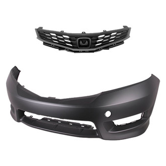 Replace® - 2-Piece (Front Bumper Cover, Grille)