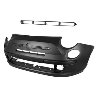 Replace® - 2-Piece (Front Bumper Cover, Grille) (Standard Line)