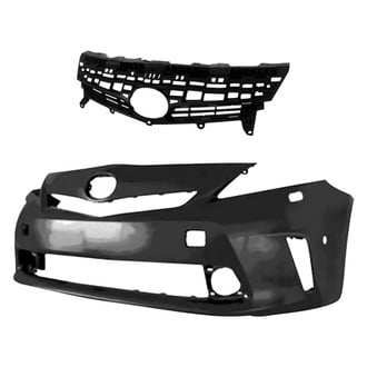 Replace® - 2-Piece (Front Bumper Cover, Grille) (Standard Line)