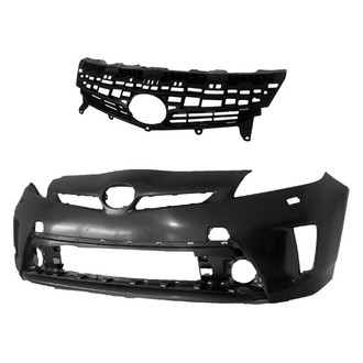 Replace® - 2-Piece (Front Bumper Cover, Grille)