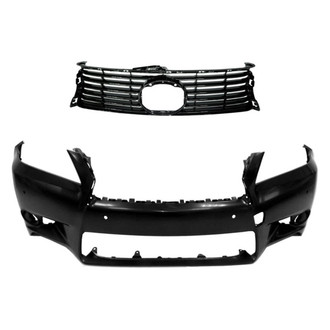 Replace® - 2-Piece (Front Bumper Cover, Grille) (CAPA Certified)