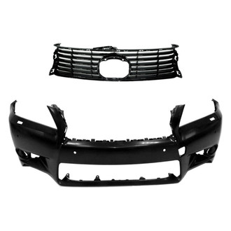 Replace® - 2-Piece (Front Bumper Cover, Grille) (CAPA Certified)