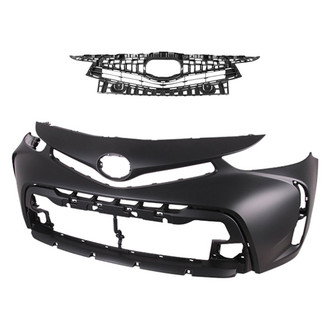 Replace® - 2-Piece (Front Bumper Cover, Grille)