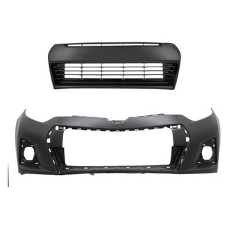 Replace® - 2-Piece (Front Bumper Cover, Grille) (Standard Line)