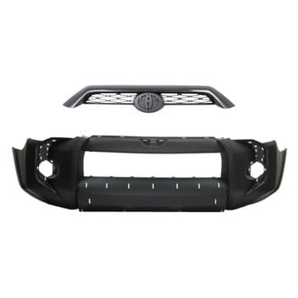 Replace® - 2-Piece (Front Bumper Cover, Grille) (Standard Line)