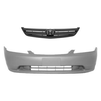 Replace® - 2-Piece (Front Bumper Cover, Grille) (Standard Line)
