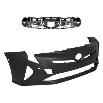 Replace® - 2-Piece (Front Bumper Cover, Grille) (Standard Line)