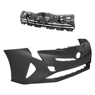 Replace® - 2-Piece (Front Bumper Cover, Grille) (Standard Line)