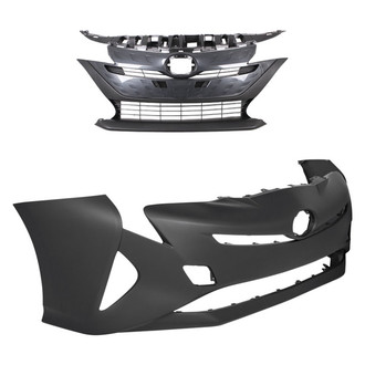 Replace® - 2-Piece (Front Bumper Cover, Grille) (Standard Line)