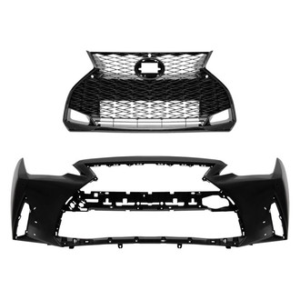 Replace® - 2-Piece (Front Bumper Cover, Grille) (Standard Line)