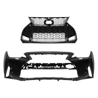 Replace® - 2-Piece (Front Bumper Cover, Grille) (Standard Line)