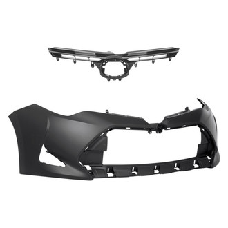 Replace® - 2-Piece (Front Bumper Cover, Grille)