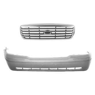 Replace® - 2-Piece (Front Bumper Cover, Grille) (Standard Line)
