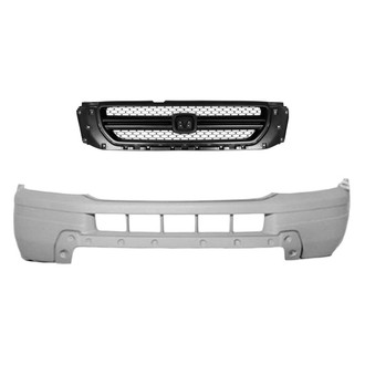 Replace® - 2-Piece (Front Bumper Cover, Grille) (Standard Line)