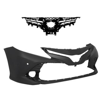 Replace® - 2-Piece (Front Bumper Cover, Grille) (Standard Line)