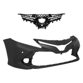 Replace® - 2-Piece (Front Bumper Cover, Grille) (Standard Line)
