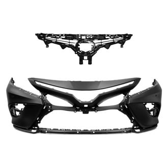 Replace® - 2-Piece (Front Bumper Cover, Grille) (Standard Line)