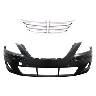 Replace® - 2-Piece (Front Bumper Cover, Grille)