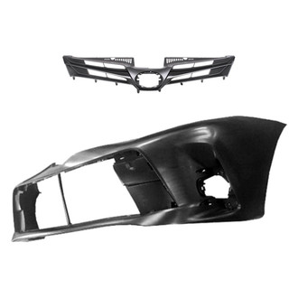 Replace® - 2-Piece (Front Bumper Cover, Grille) (Standard Line)