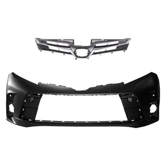 Replace® - 2-Piece (Front Bumper Cover, Grille) (Standard Line)