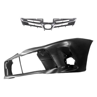 Replace® - 2-Piece (Front Bumper Cover, Grille) (Standard Line)