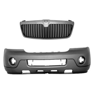 Replace® - 2-Piece (Front Bumper Cover, Grille) (Standard Line)