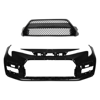 Replace® - 2-Piece (Front Bumper Cover, Grille) (Standard Line)