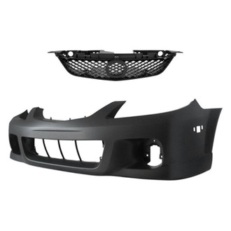 Replace® - 2-Piece (Front Bumper Cover, Grille) (Standard Line)