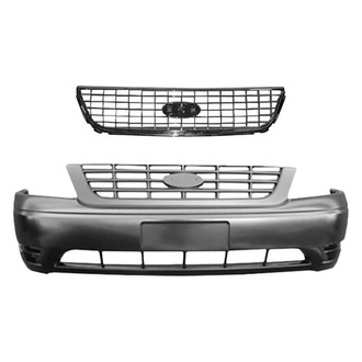Replace® - 2-Piece (Front Bumper Cover, Grille) (Standard Line)