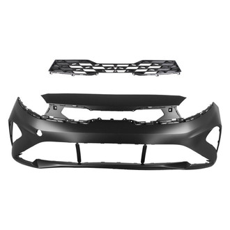 Replace® - 2-Piece (Front Bumper Cover, Grille) (CAPA Certified)