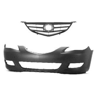 Replace® - 2-Piece (Front Bumper Cover, Grille) (Standard Line)