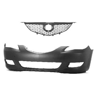 Replace® - 2-Piece (Front Bumper Cover, Grille) (Standard Line)
